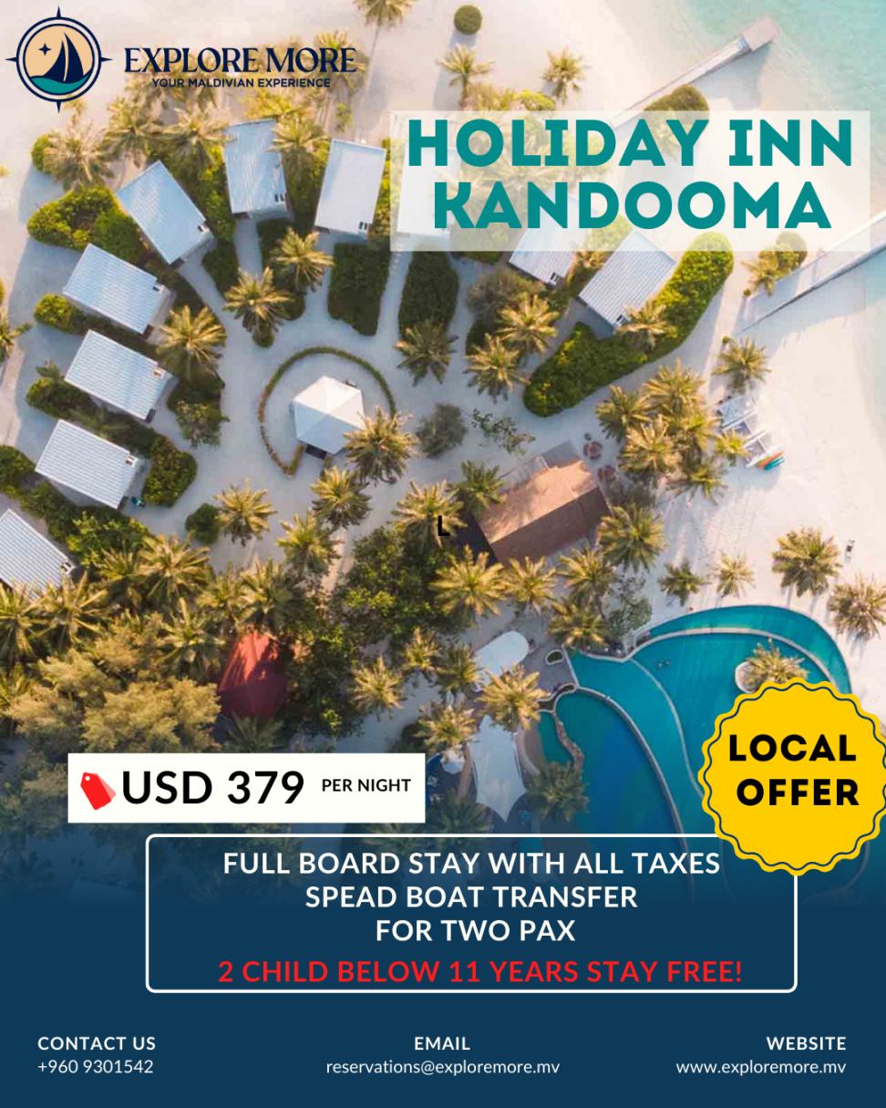Holiday Inn Kandooma local offer