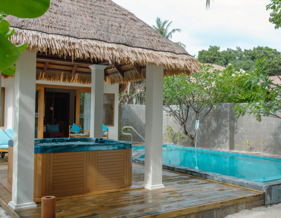 Beach Pool Villa with Jacuzzi at Furaveri Maldives