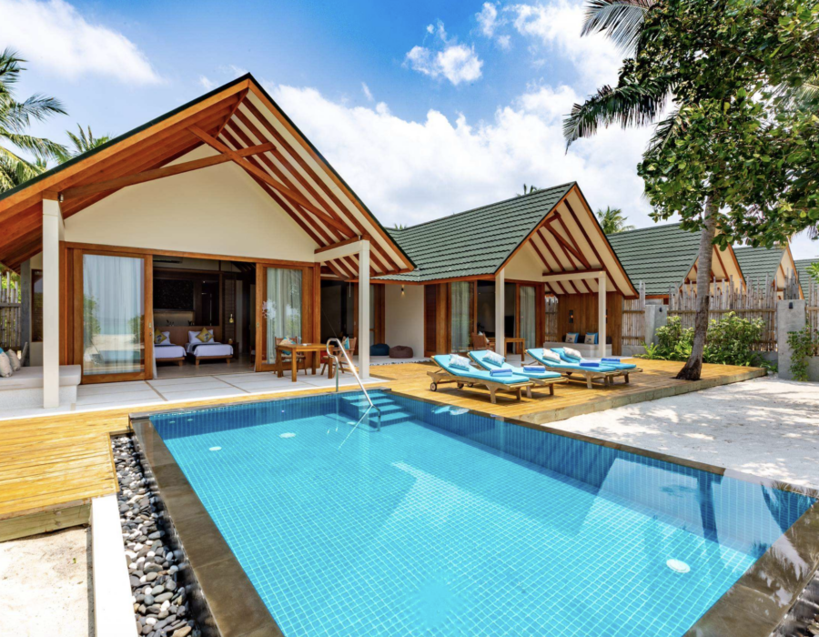 Two Bedroom Private Beach Residence at Furaveri Maldives