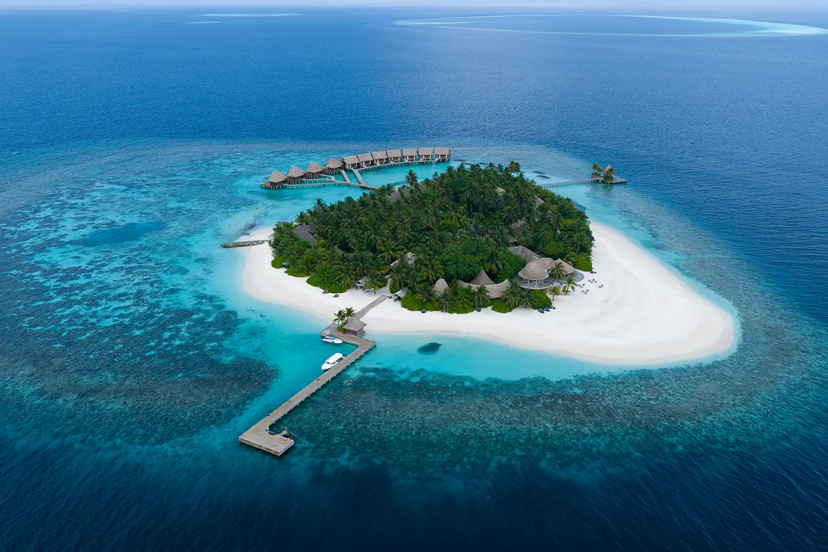Aerial view of Kandolhu Maldives