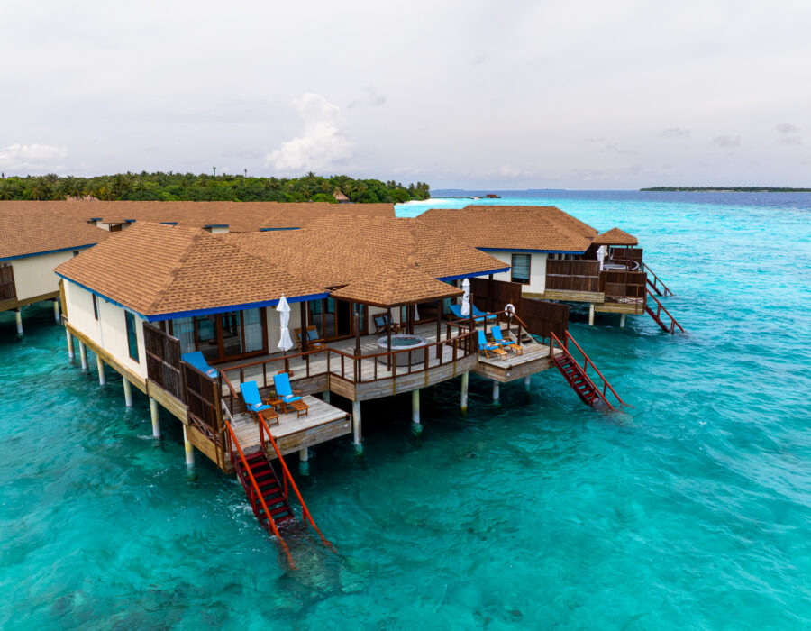 Two-Bedroom Water Villa Suite with Spa Tub at Reethi Faru Resort