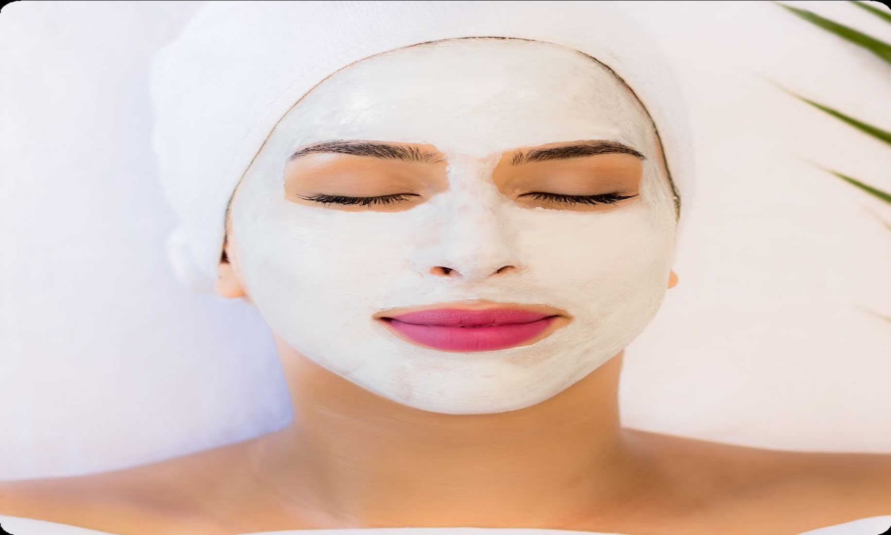 Guest enjoying a facial treatment