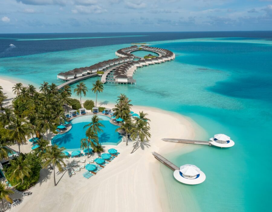 Aerial view of Kandima Maldives