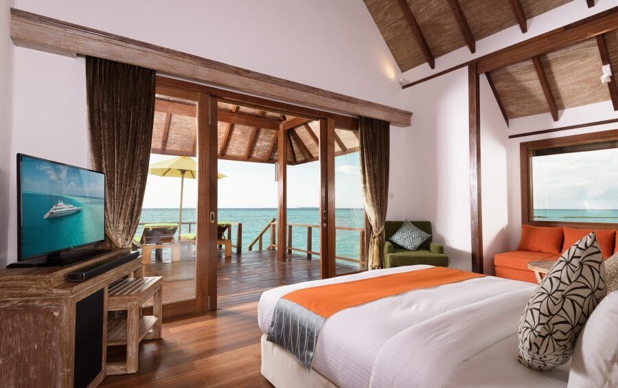 Semi Water Villa at Dhigufaru Island Resort
